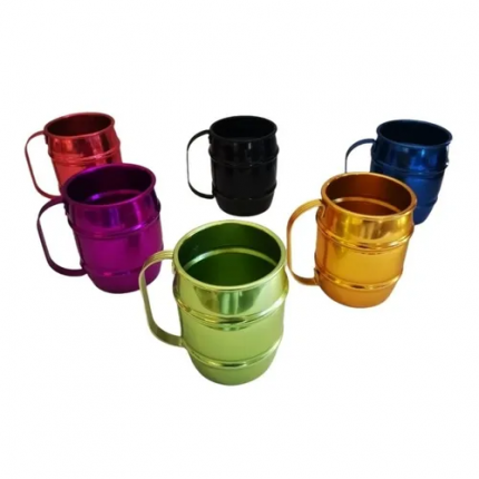 Tarros Cerveceros de Aluminio Anodizado, 950ml, 6pzas