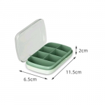 Capsulero verde con 7 divisiones - Image 3