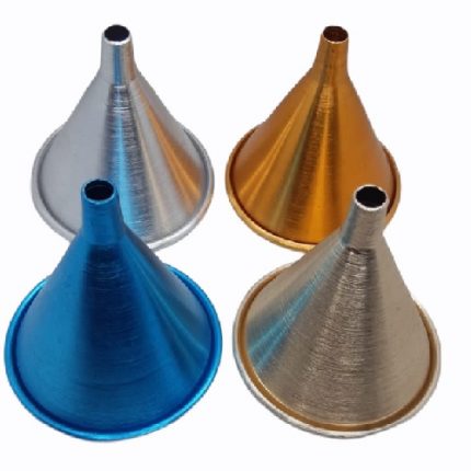 Embudo de aluminio anodizado