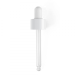 Gotero de vidrio blanco para frasco de 30ml