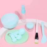 Set tazón para preparados faciales 9pzas
