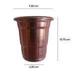 Vaso Fiesta de Aluminio Anodizado, 550ml, 500pzas - Image 2
