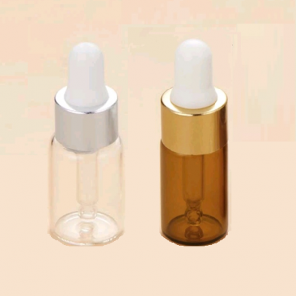 Gotero mini de vidrio 3ml y 5ml