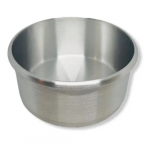 Molde Keko redondo de aluminio esmerilado, 10cm altura