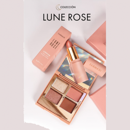 Set Lune rose (paleta y labial) - Farmasi
