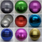 Esfera grande de aluminio anodizado