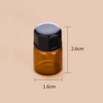 Vial 1ml de vidrio ámbar, gotero inverso (inserto) - Image 2