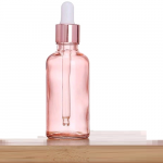 Frascos de vidrio rosa con gotero - Image 6